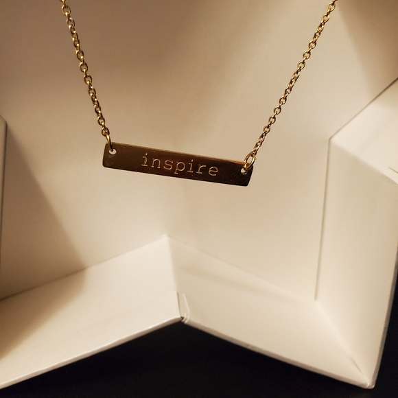 Jook And Nona Inspire 18 k Gold Plated Necklace - Picture 8 of 9